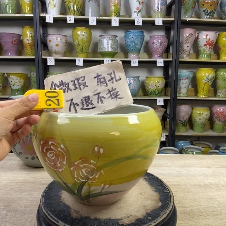 景德镇高温陶瓷花盆