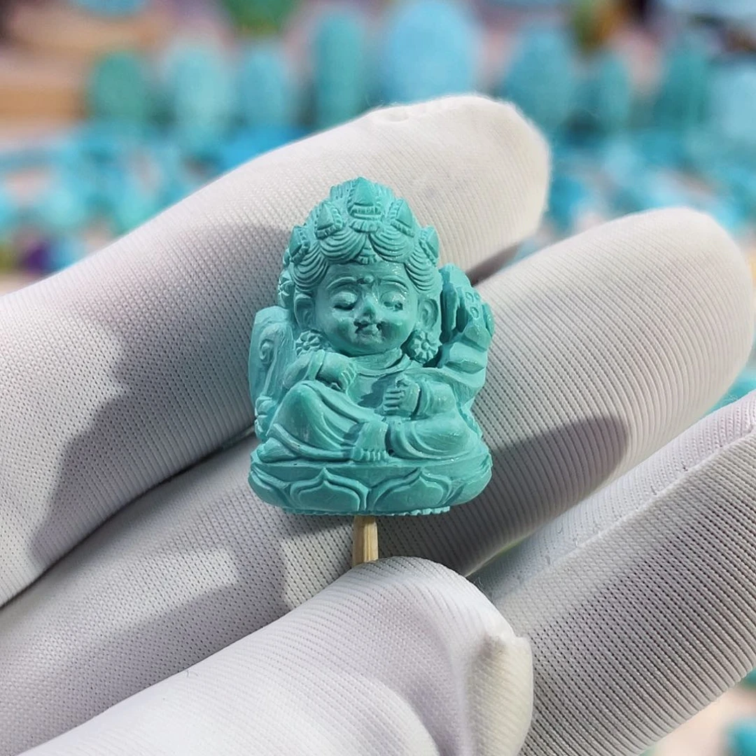 绿松石珠宝奇石未镶嵌