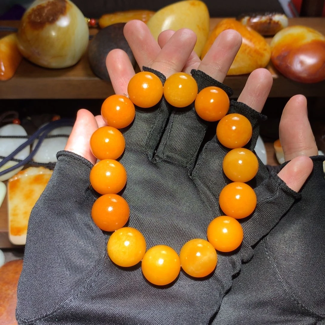 阿***心和田玉未镶嵌手串