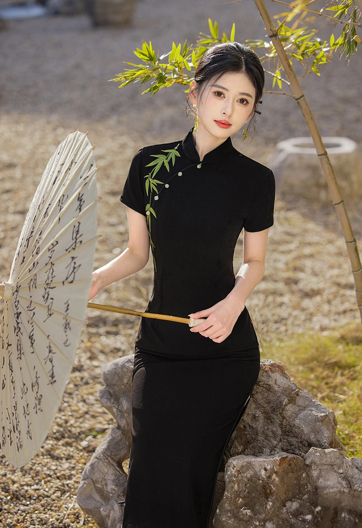 TMY优雅日常气质旗袍F15