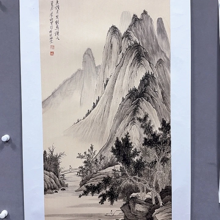 国画亲笔手绘放心去藏