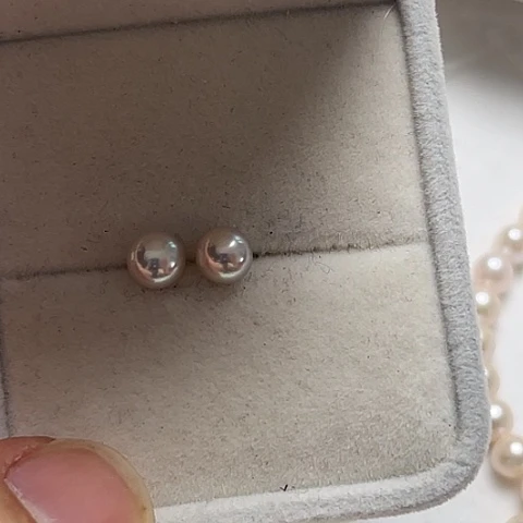 淡水珍珠颈饰银S925镶嵌J****?