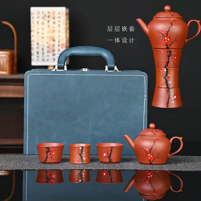 G2525-紫砂梅花旅行套YF