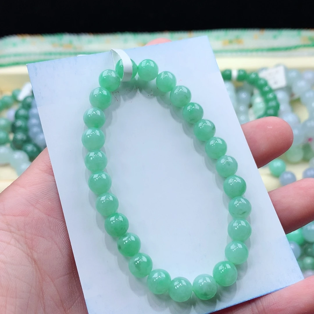 【闪购商品】项链未镶嵌翡翠3**5缅甸天然A货翡翠