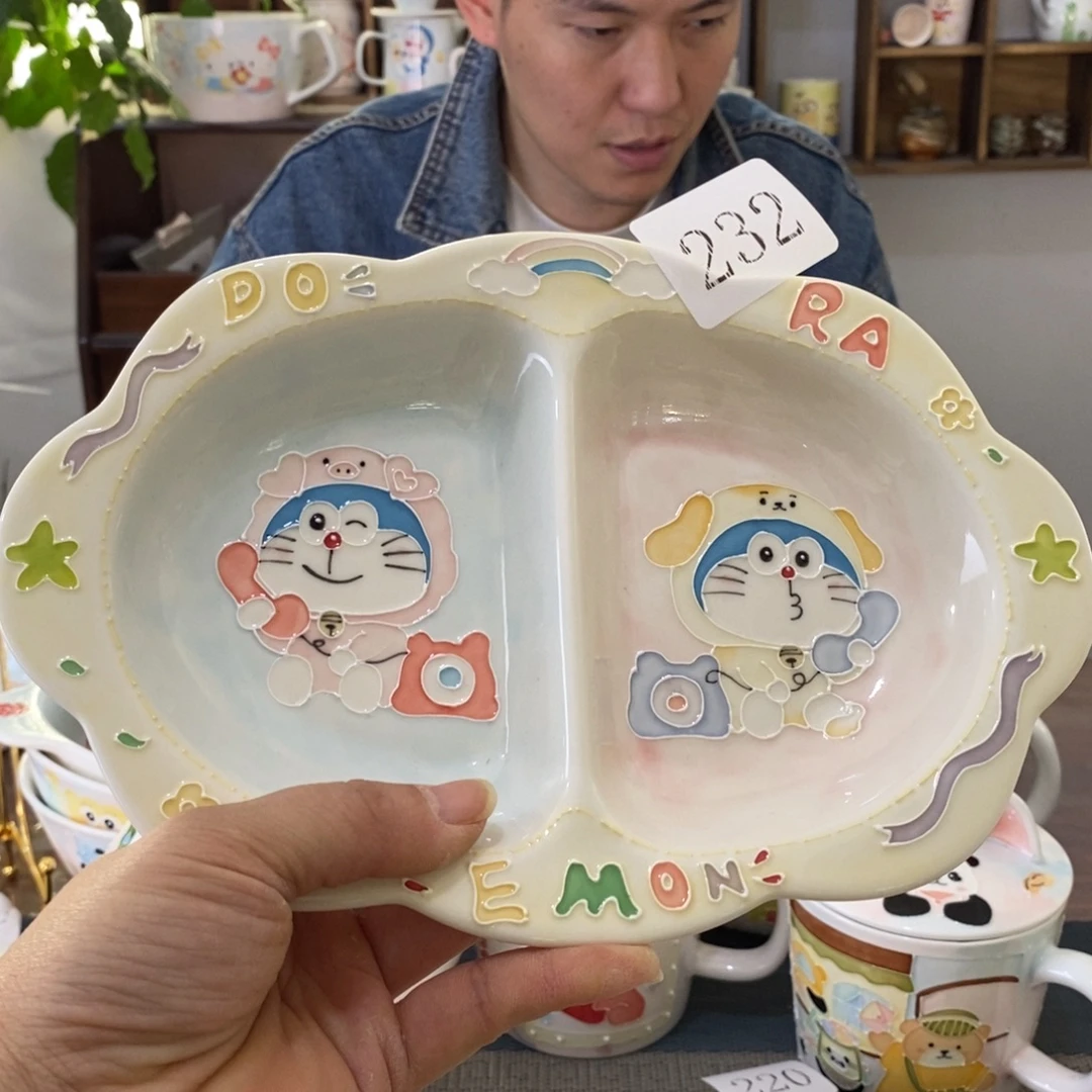 *****瓷片景德镇釉下彩手绘