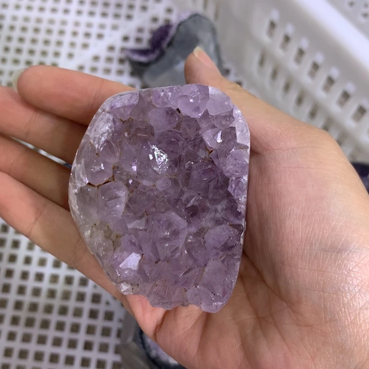 紫晶珠宝半成品未镶嵌
