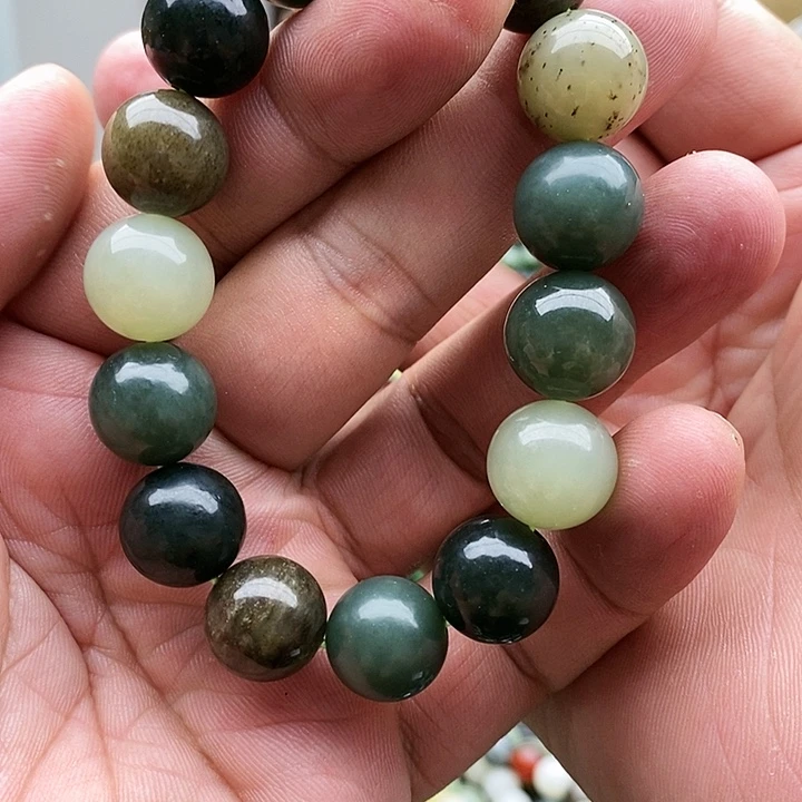 【闪购商品】未镶嵌手链和田玉14多宝