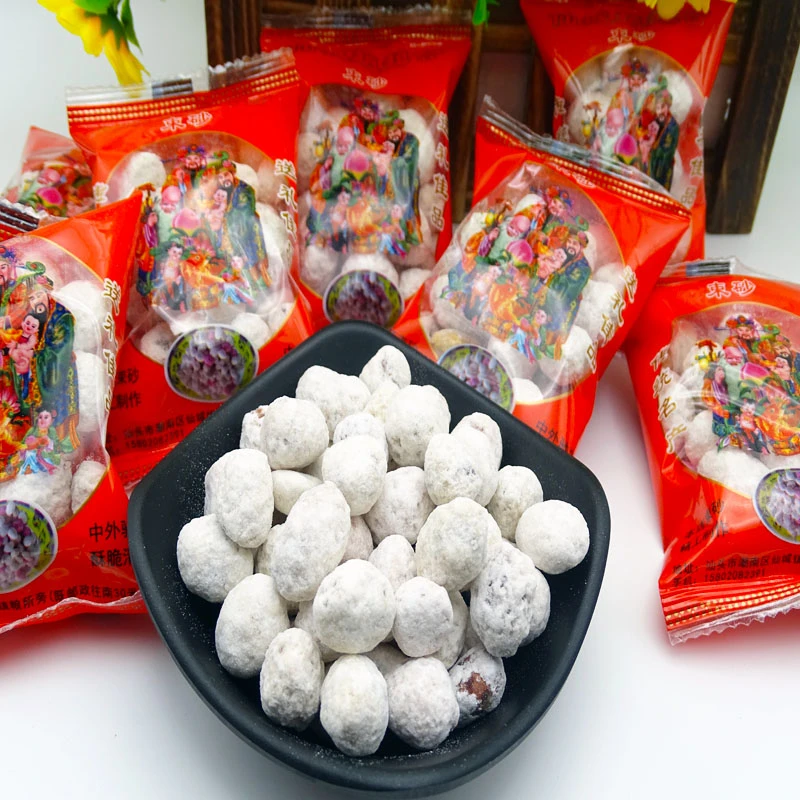 广东潮汕特产仙城普宁仙城束砂咸味束砂糖花生迷你散装装老牌怀旧