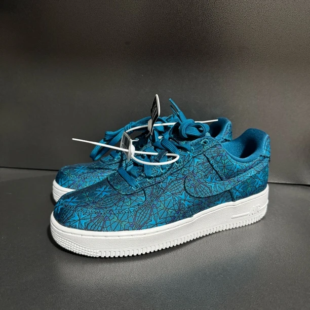 全新未使用 NIKE/耐克 39码/空军一号 小蓝丝绸 低帮男款
