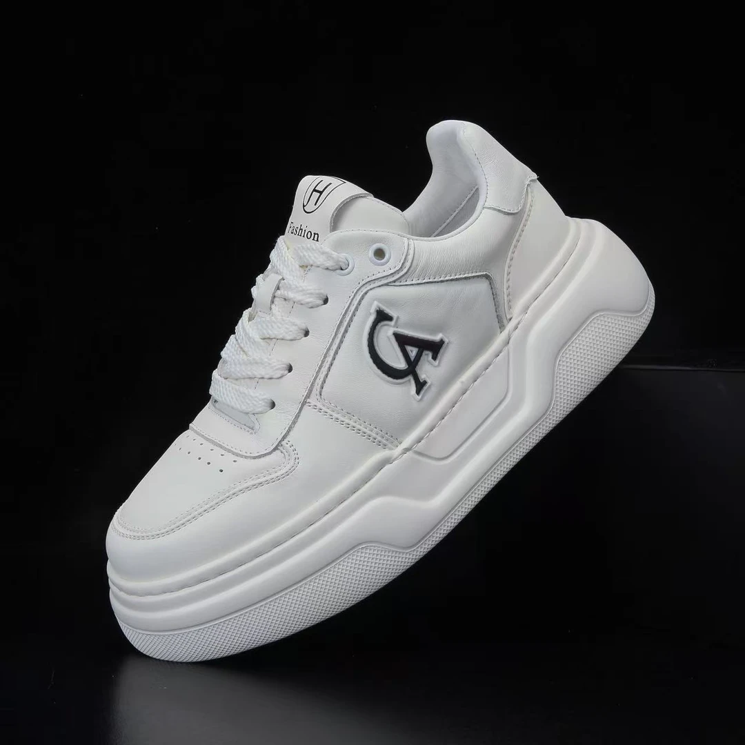 2025新款增高秋冬季素面休闲面包鞋休闲鞋厚底百搭潮流