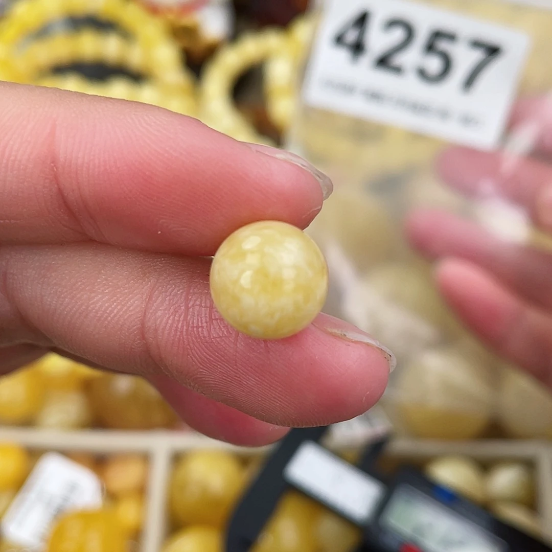 清***风蜜蜡未镶嵌珠宝奇石粉11