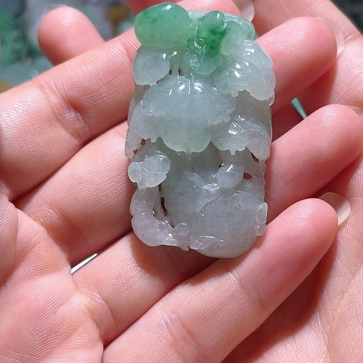 翡翠未镶嵌颈饰天然
