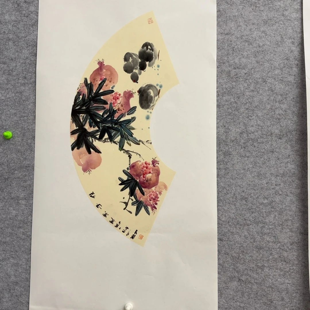 国画！花鸟和鸟儿在一间