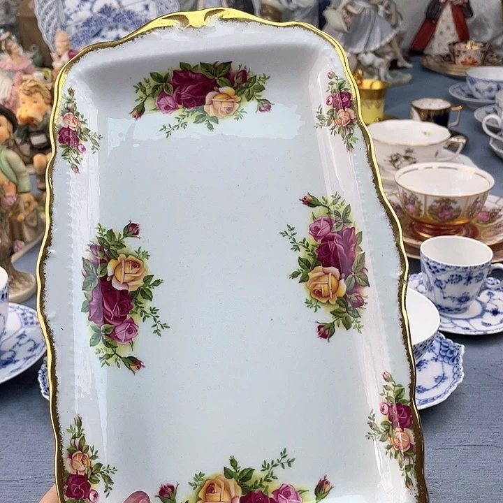 中古欧瓷瓷器小房子