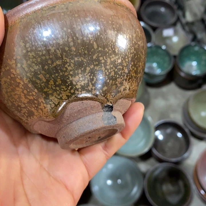 茶盏建阳建盏微瑕柴烧