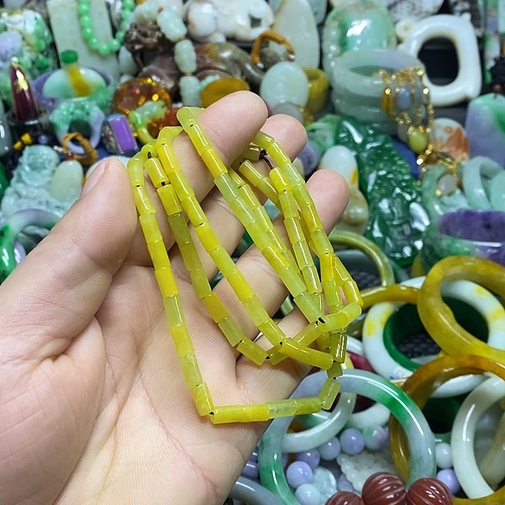 颈饰未镶嵌翡翠缅甸翡翠首饰配饰