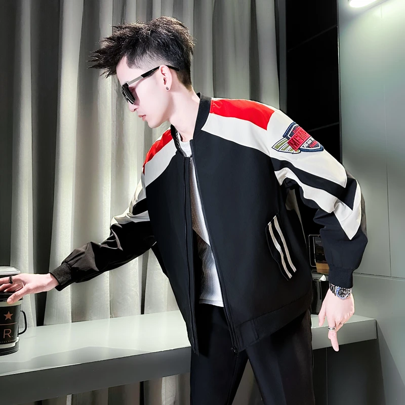 男士工装爆款夹克2025春季新款潮牌时尚痞帅上衣高端潮流百搭外套