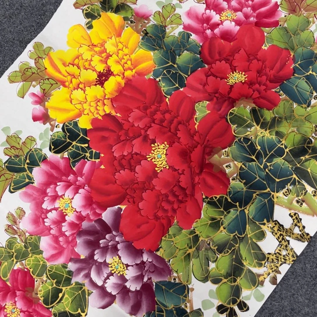 国画国画老师手绘作品