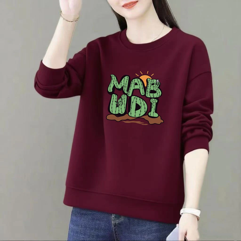 2025秋季新款长袖T恤女时尚大码胖mm宽松显瘦百搭韩版卫衣薄款T恤