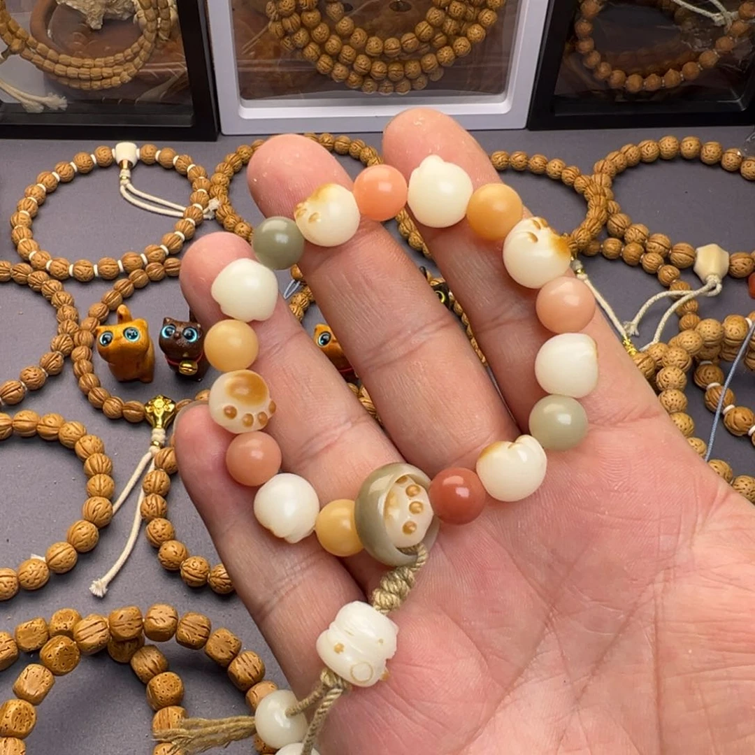 桃核吊坠想**鹅精品桃核