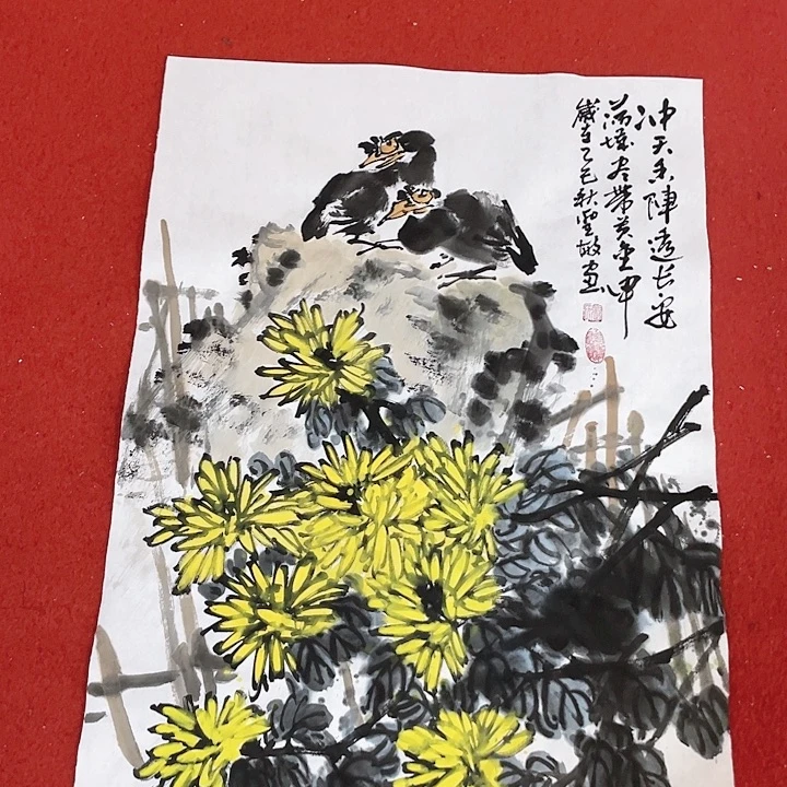 国画张圣敏先生纯手绘作品