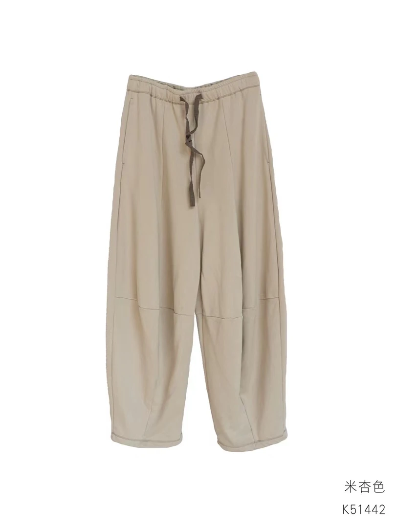 几见 宽松松紧腰休闲卫裤K51442