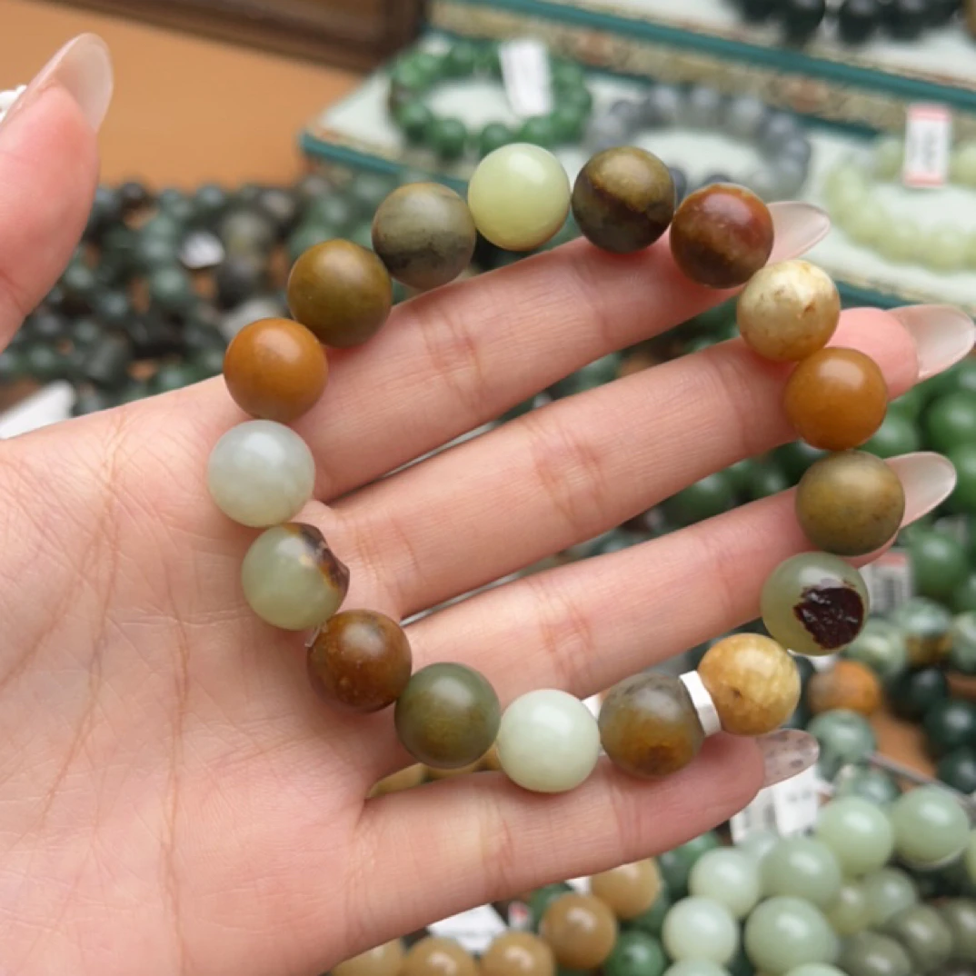 和田玉手串1212d拍一发一