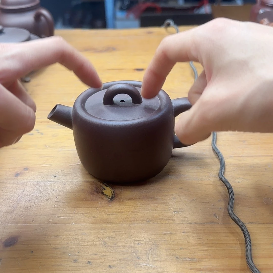 紫砂茶壶民间手艺人全手工制作