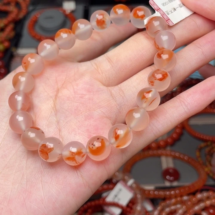 手链未镶嵌南红玛瑙橙