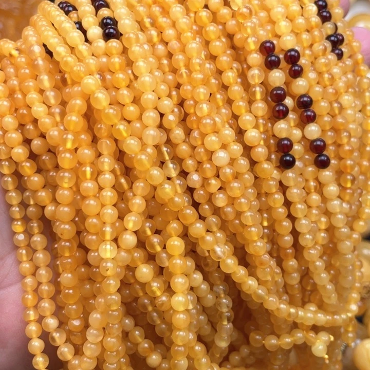 蜜蜡裸石未镶嵌蜜蜡4➕配链 多样性发一条