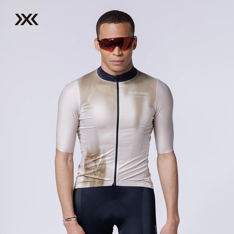 XBIONIC势能骑行立领短袖上衣 舒适透气户外运动短袖拉链夏季男款