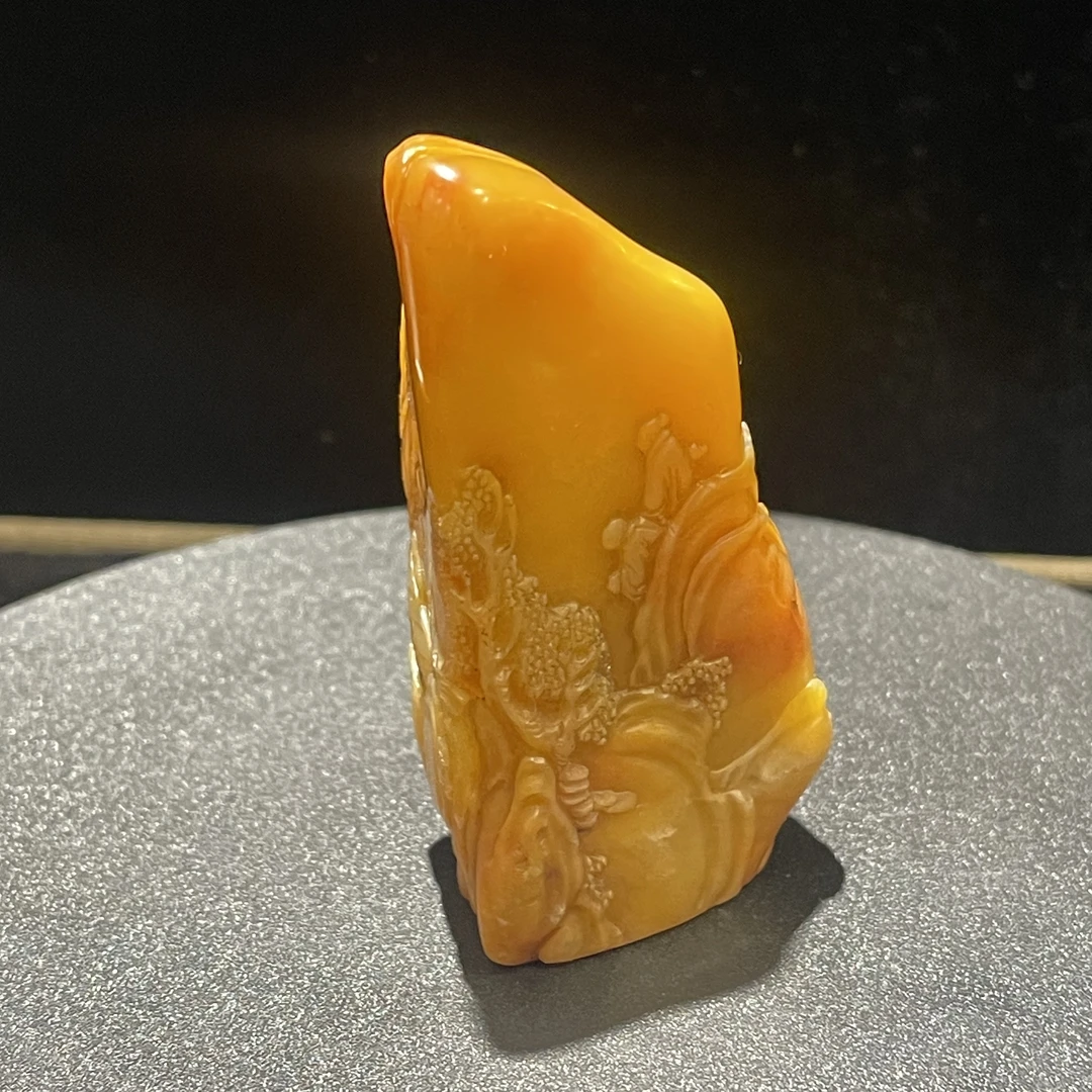 鹿目田小摆件尺寸高6.4宽3.5厚3.0