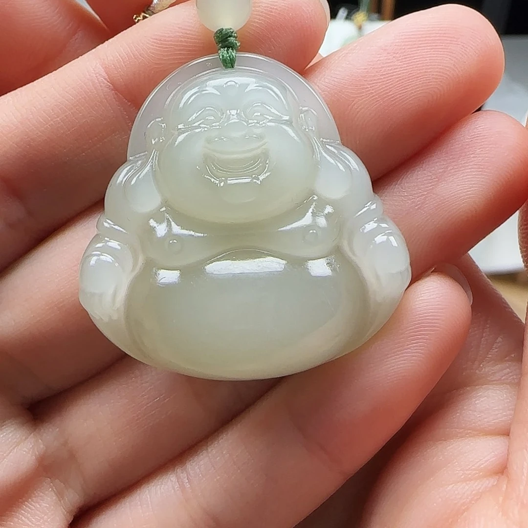 和田玉颈饰未镶嵌荼****开