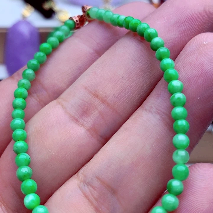 翡翠未镶嵌手链手串