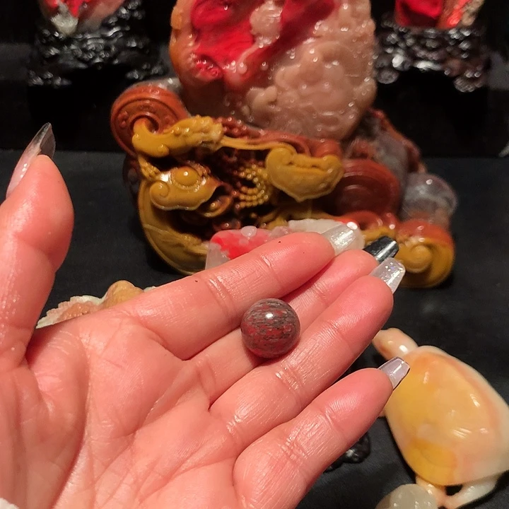 昌化石松**年大师作品漂亮