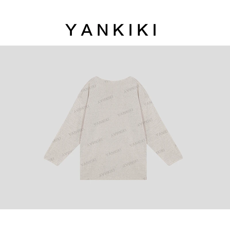 韩国细闪线衣 YANKIKI 2025春季新款new