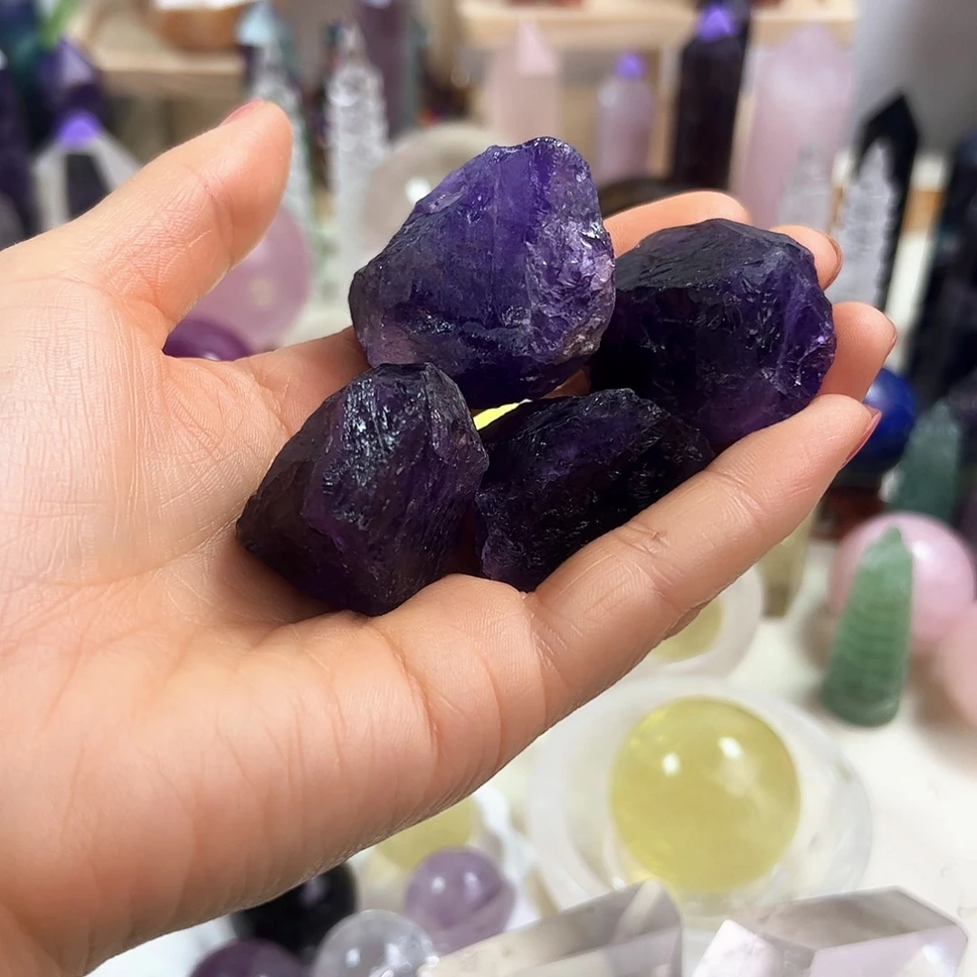 紫晶珠宝半成品未镶嵌哼****嘛1