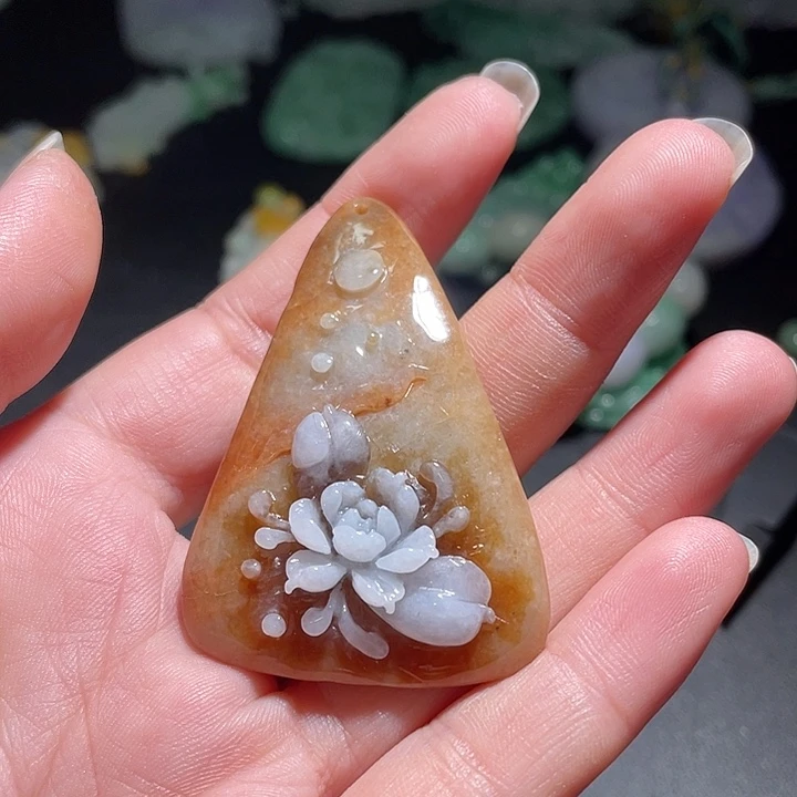 颈饰未镶嵌翡翠雨***想天