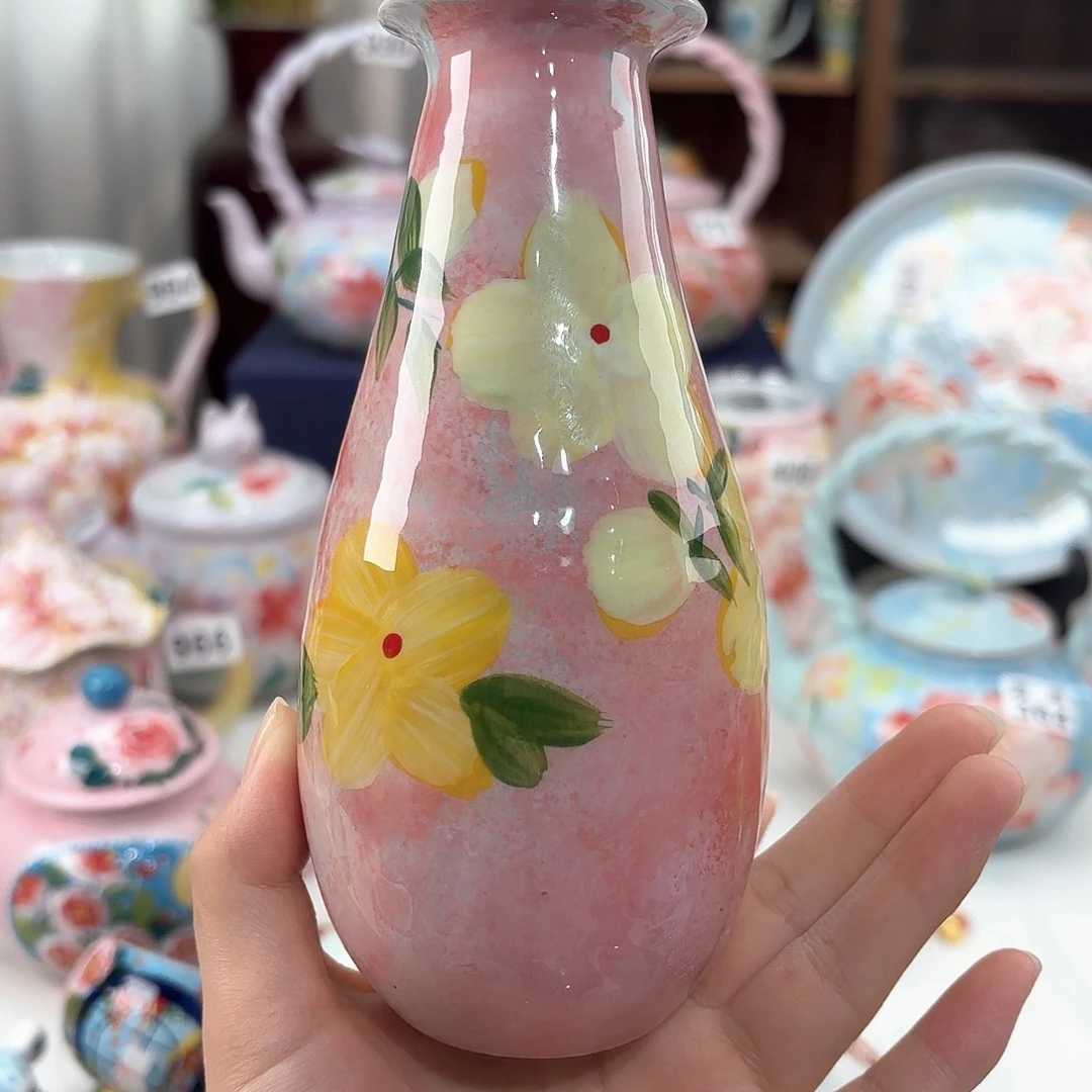 景德镇手绘高温釉下彩陶瓷茶具