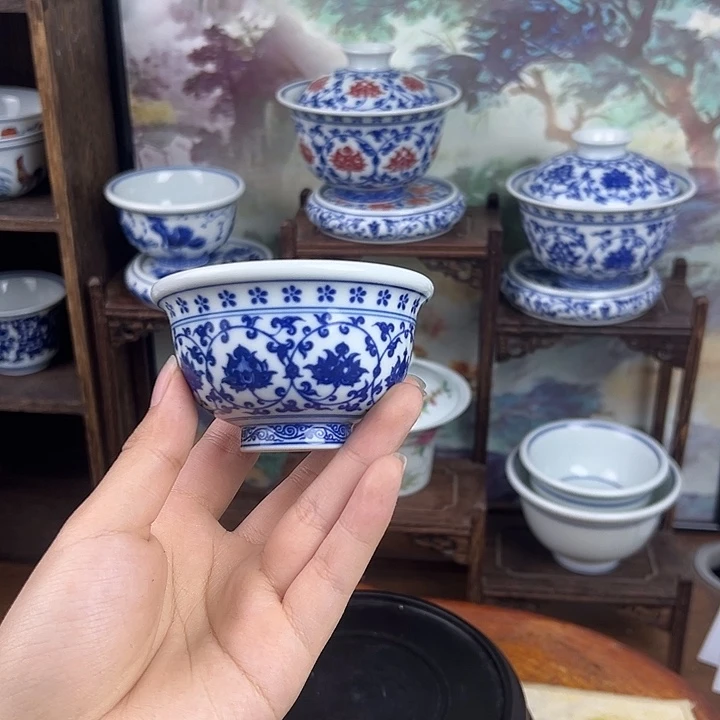 其他陶缠枝莲小压手