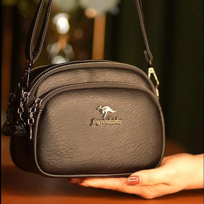 包包女新款复古水桶包时尚洋气百搭通勤斜挎包