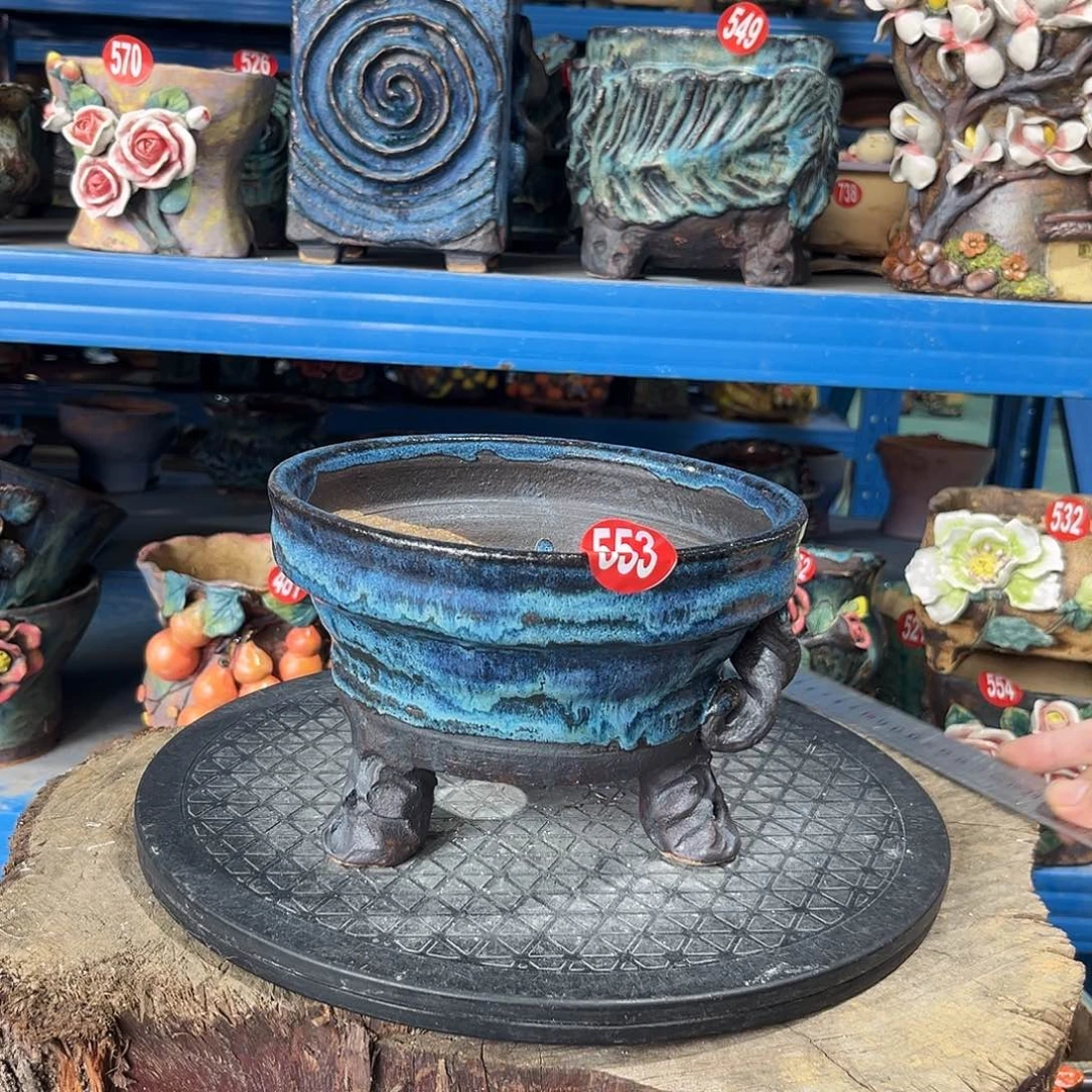 微瑕553 陶然花器手工花盆