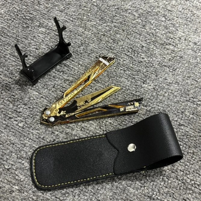 三角洲行动影锋武器蝴蝶同款可折叠合金模型周边玩具摆件送礼物