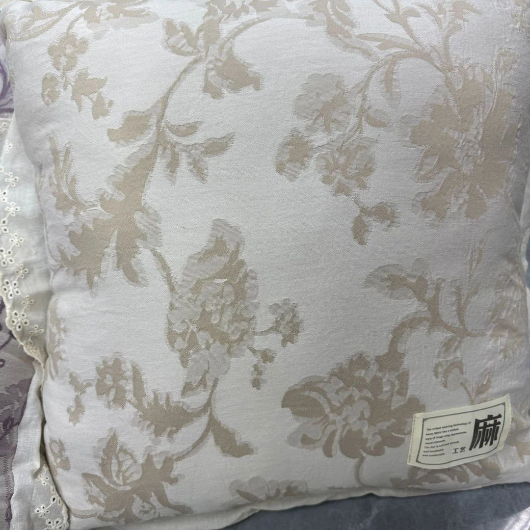 【连理枝抱枕】45cm*45cm高端花边功能亲肤透气抱枕枕头床品