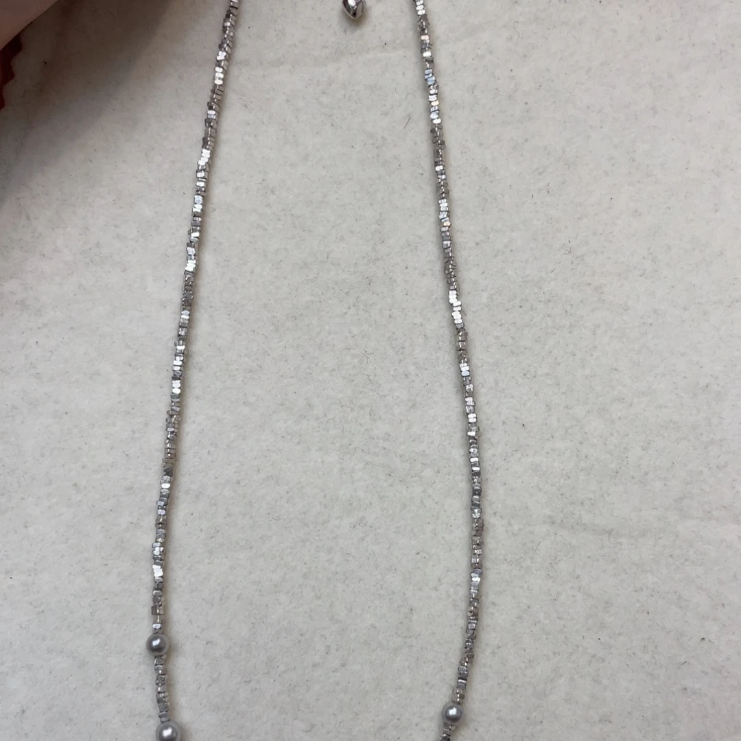 海水珍珠项链银S925镶嵌