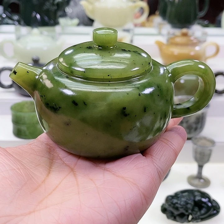 未镶嵌和田玉挂件东茶壶