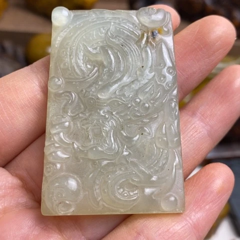 蛇纹石玉未镶嵌颈饰149