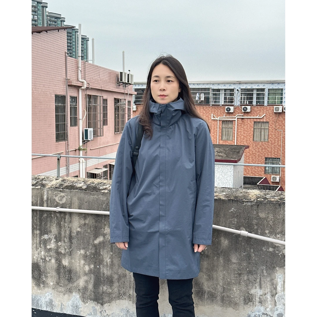 户外休闲连帽长袖宽松风衣外套NA3SYGZ0360