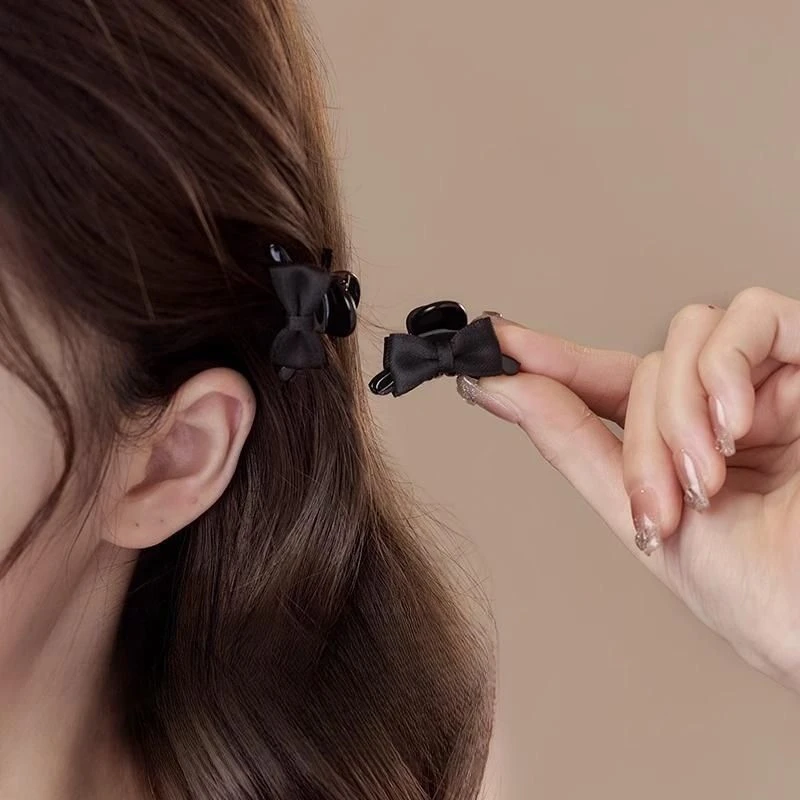 精致蝴蝶结迷你小抓夹女2025新款高级感侧边夹刘海夹子公主头发饰