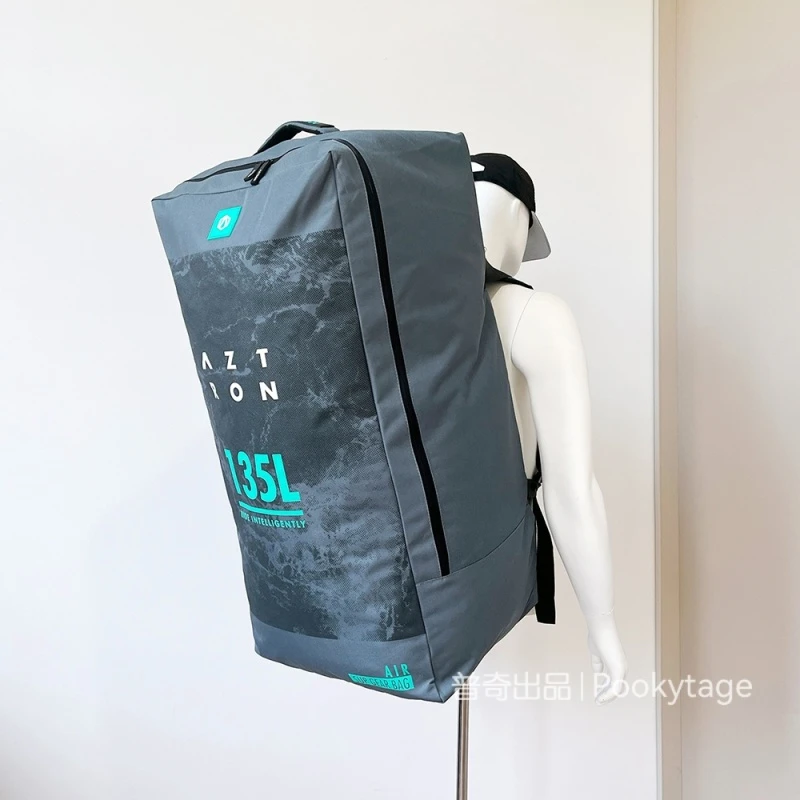 45欧！135L超大容量！防水户外徒步极限运动浆板冲浪收纳包背包